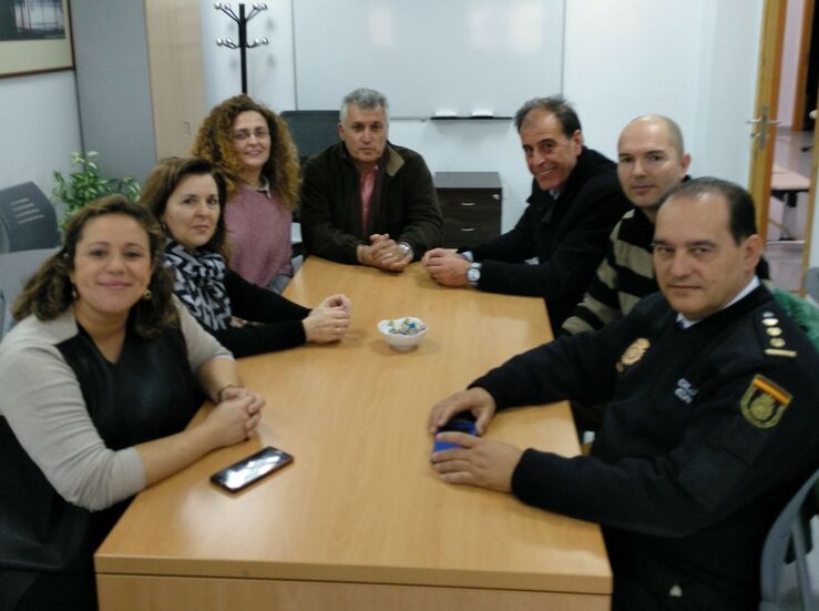 Reunin responsables policiales y Ayuntamiento de Mrida en materia igualdad