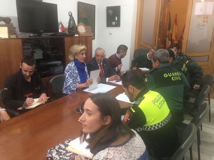 Herrera destaca el importante descenso de los delitos en Villafranca de los Barros