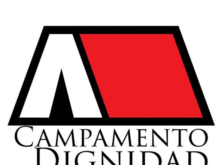 Campamento Dignidad Extremadura pide intervencin para frenar el robo bancario