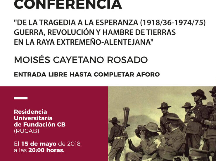 Conferencia en Badajoz sobre la historia acontecida en la Raya extremeoalentejana 