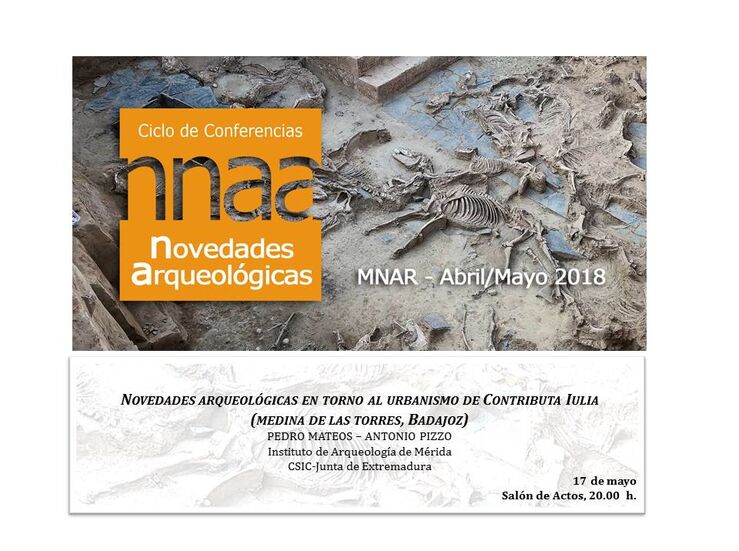 El MNAR de Mrida programa una nueva conferencia de Novedades Arqueolgicas 