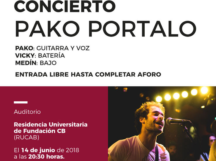 Concierto de Pako Portalo en la RUCAB de Badajoz