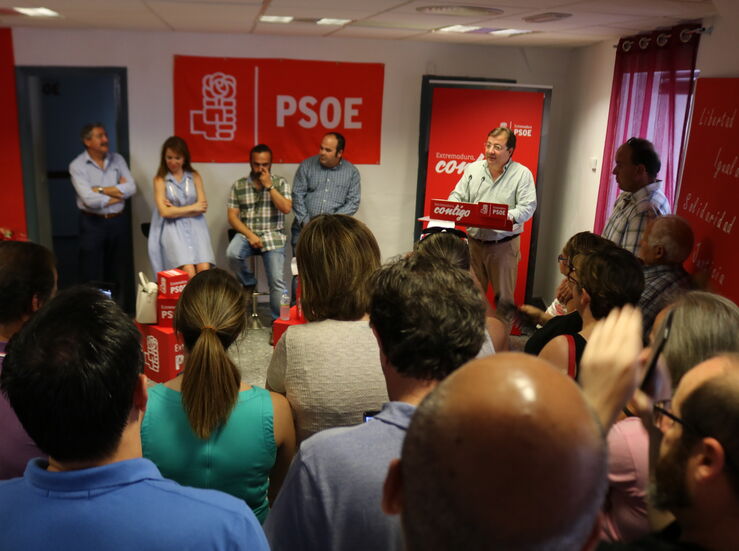 PSOE afirma que no somos un partido de inscritos somos un partido de militantes