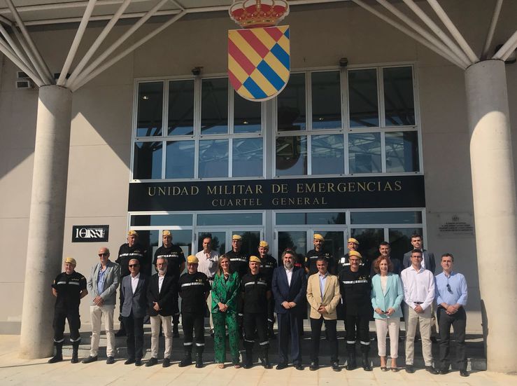 Delegada Gobierno en Extremadura destaca la labor de la UME en visita en Torrejn de Ardoz