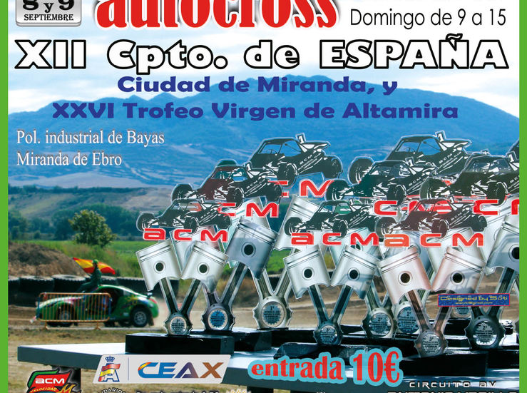 El nacional de Autocross llega a Miranda de Ebro con representacin extremea
