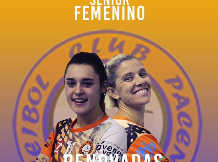 Camino Merchn e Isabel Rivera renuevan por el Extremadura Pacense Voleibol