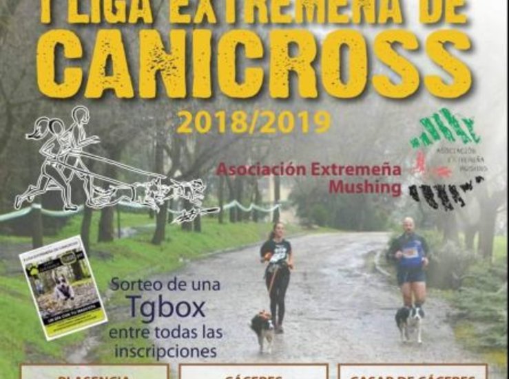 La primera Liga de Canicross de Extremadura contar con seis pruebas 