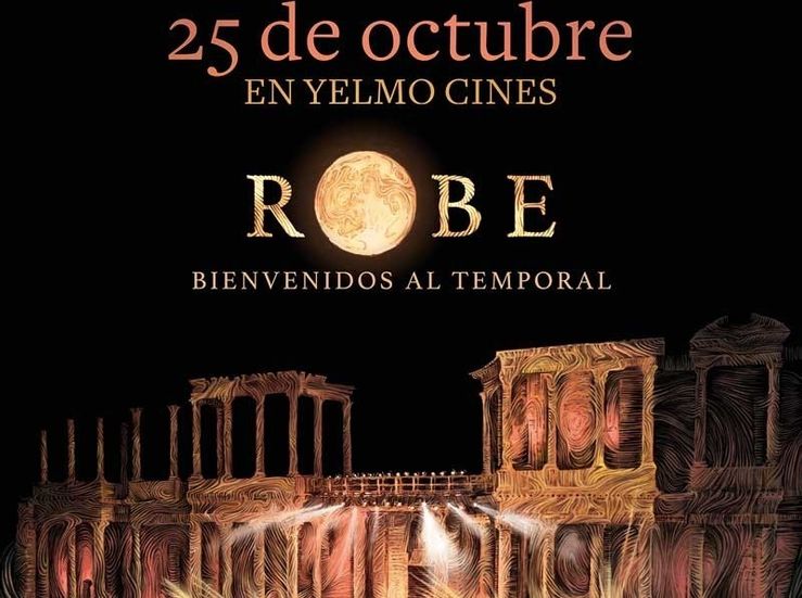 Robe estrena en cines el 25 de octubre Bienvenidos al temporal pelcula de su gira