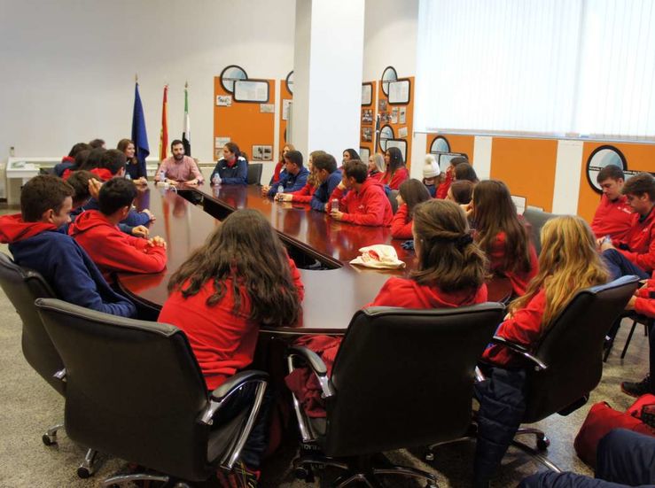 Estudiantes chilenos con antepasados espaoles visitan Extremadura 