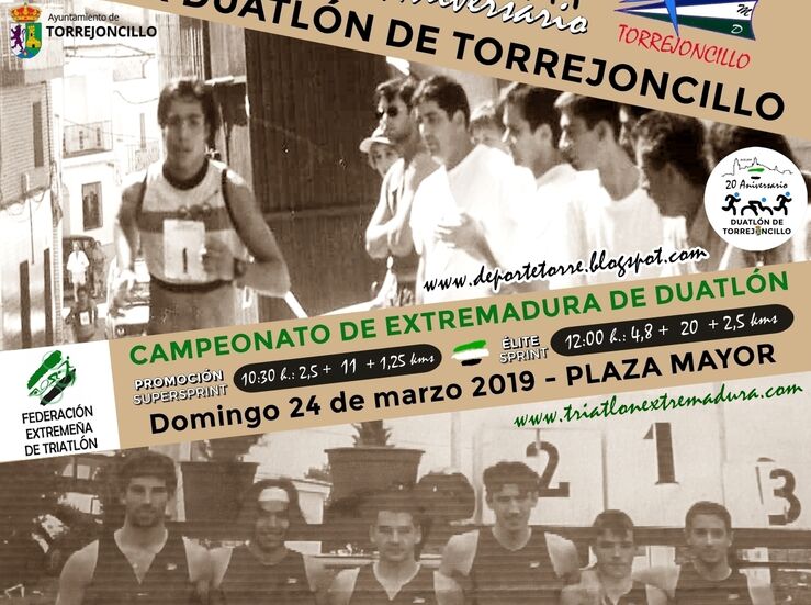El domingo 24 de marzo el Duatln de Torrejoncillo cumple 20 aos
