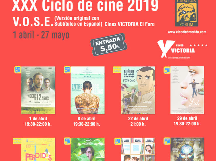 Arranca en Mrida un nuevo ciclo VOSE de Cine Club Forum