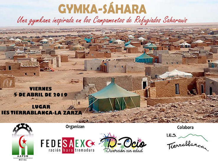 La Zarza acoge una Gymkana sobre campamentos de refugiados saharauis para estudiantes