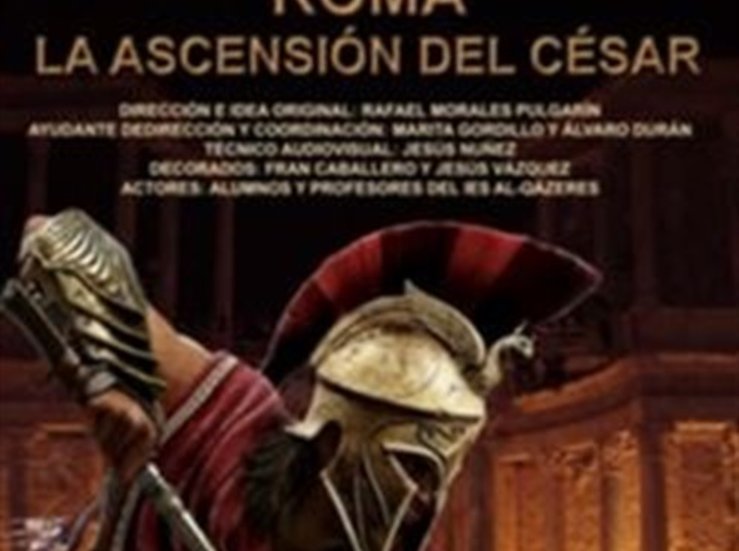 IES AlQazeres se transforma en la Roma de Julio Csar en una dramatizacin teatral 