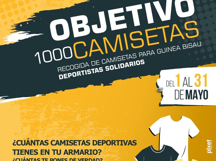 Clubes senderistas Cceres quieren conseguir 1000 camisetas solidarias para Guinea Bisau