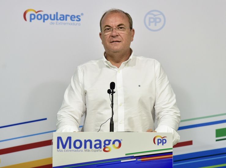 Monago apoyara gobierno presidido por Cs en caso de que esta formacin adelantase al PP