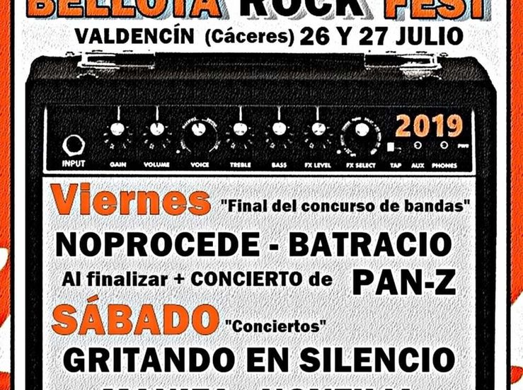 Las bandas Noprocede y Batracio disputarn la final del Bellota Rock Fest de Valdecn