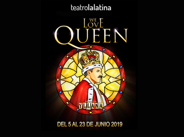 Carme Chaparro madrina en el estreno benfico de We Love Queen