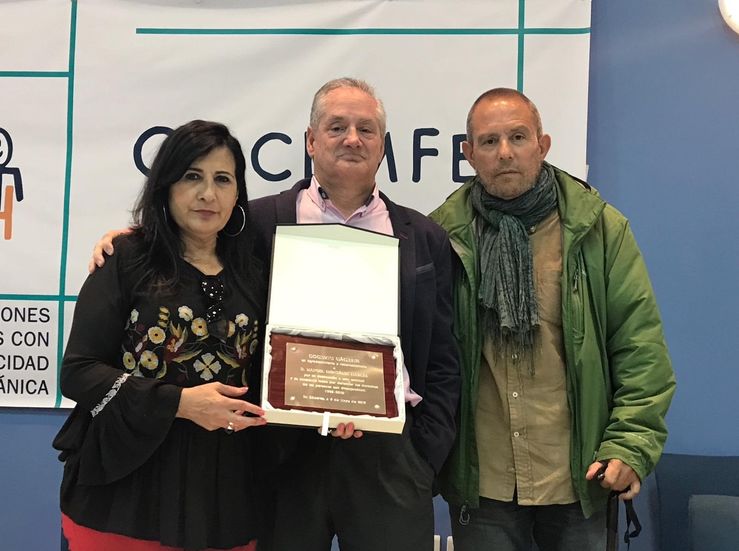 Cocemfe Cceres nombra presidente de honor a Manuel Gonzlez por trayectoria profesional