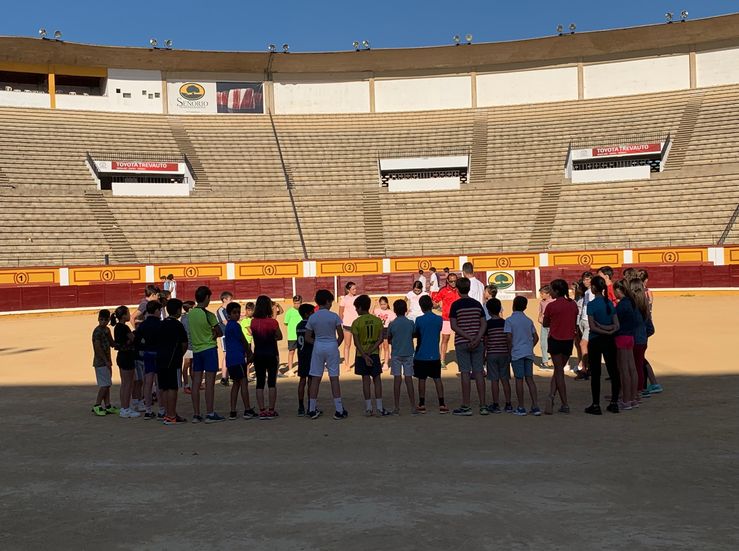 Ms de 40 nios comienzan las clases del II Campus Taurino de la Diputacin de Badajoz