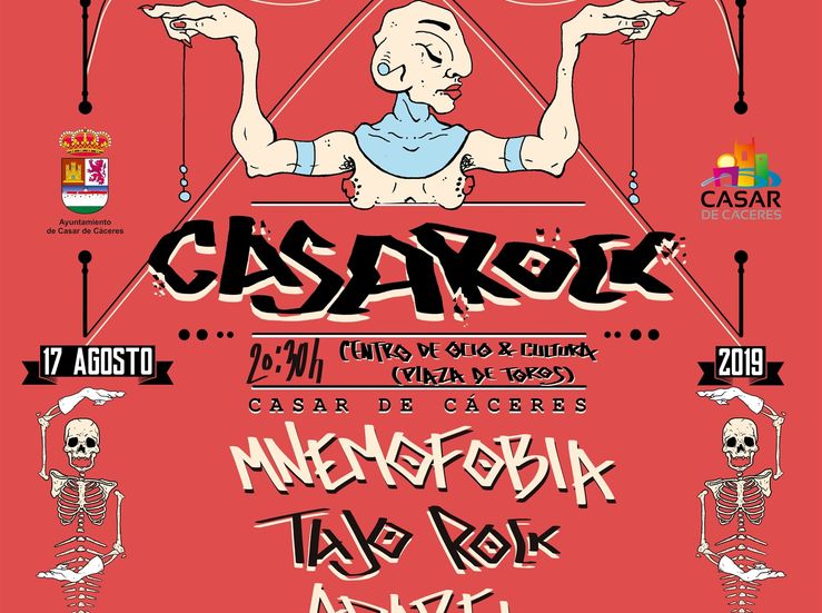 IV Festival CasaRock ofrece conciertos de Mnemofobia Tajo Rock o Tocando Techo