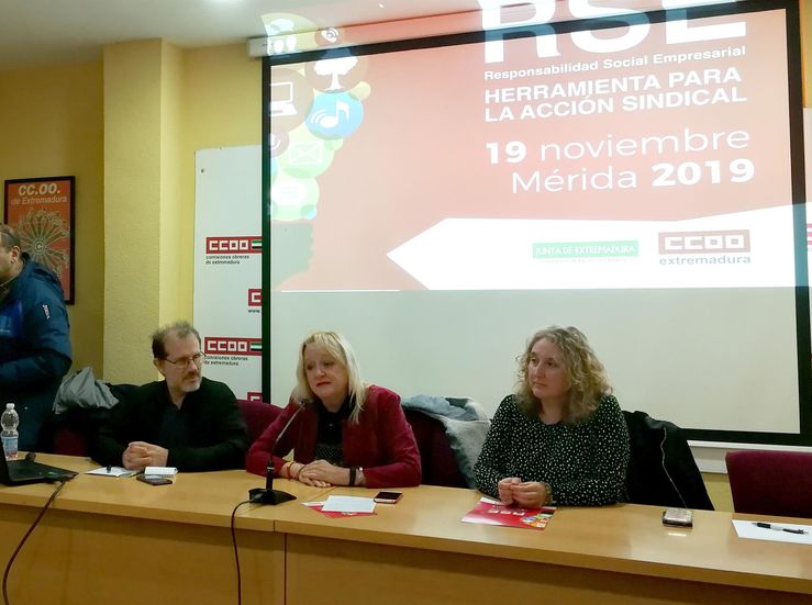 CCOO Extremadura reitera la necesidad de incluir la Responsabilidad Social en las empresas