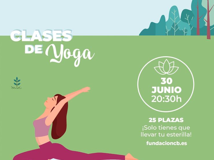 Veranos en la RUCAB ofrece prximo martes en Badajoz una clases de yoga gratuita