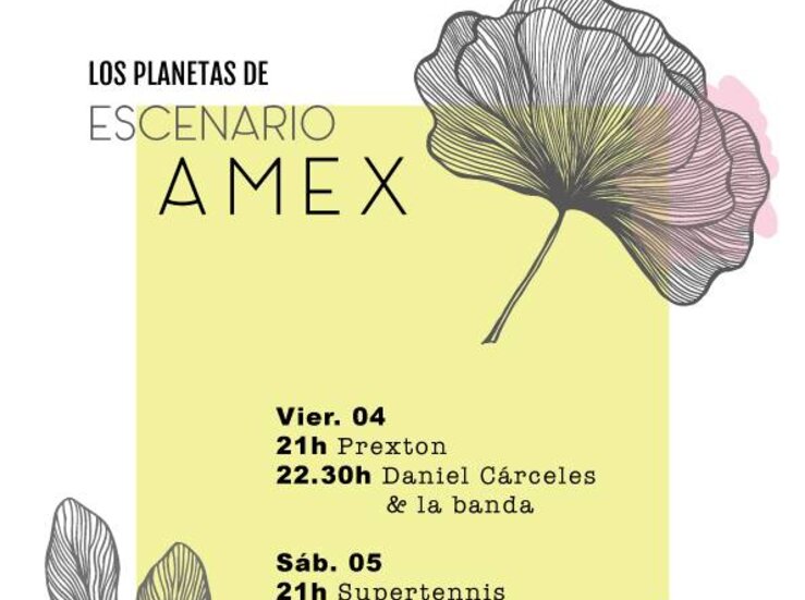 Los cuatro conciertos del Escenario AMEX sern en auditorio Parque del Prncipe de Cceres