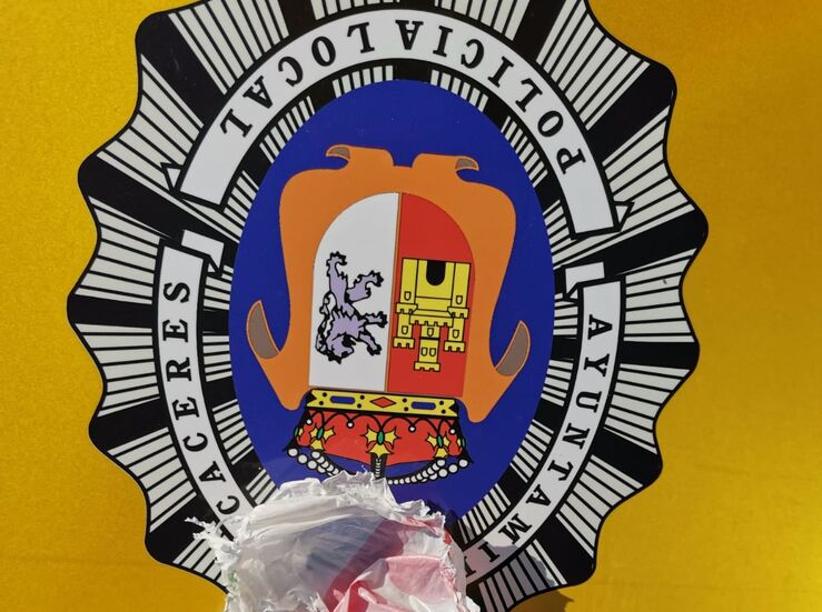 La Polica Local de Cceres incauta a un joven 154 gramos de cocana 