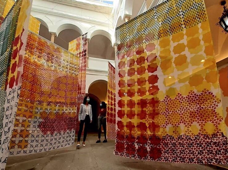 Isabel Flores expone en Mrida la instalacin pictrica Pattern Reveal
