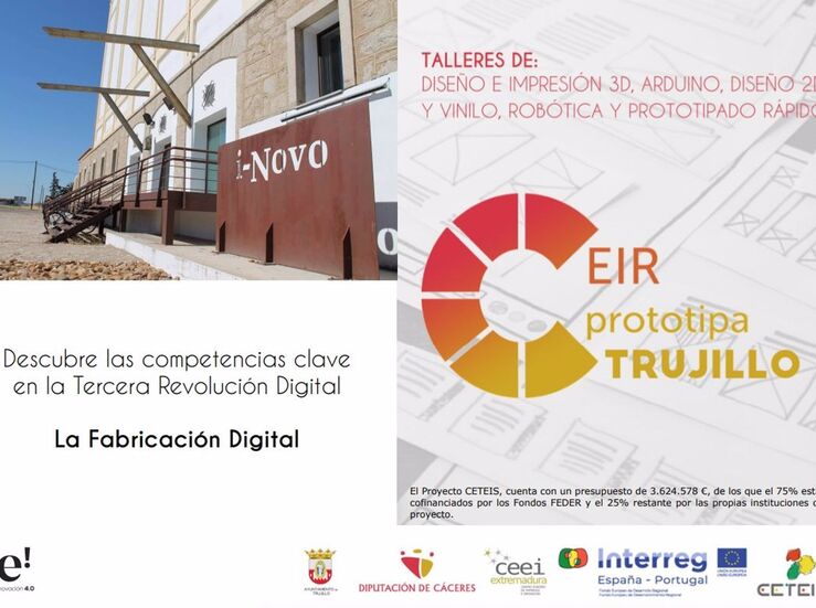Abierto el plazo para participar en los talleres sobre fabricacin digital en Trujillo