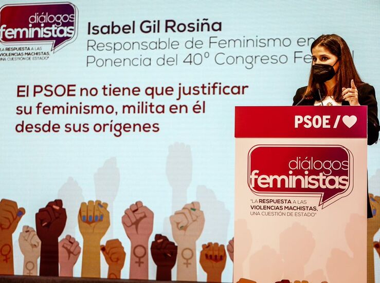 Gil Rosia PSOE no tiene que justificar su feminismo ya que milita en l desde su inicio