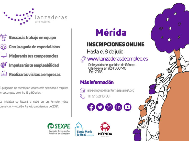 Mrida contar en julio con una nueva Lanzadera de Empleo