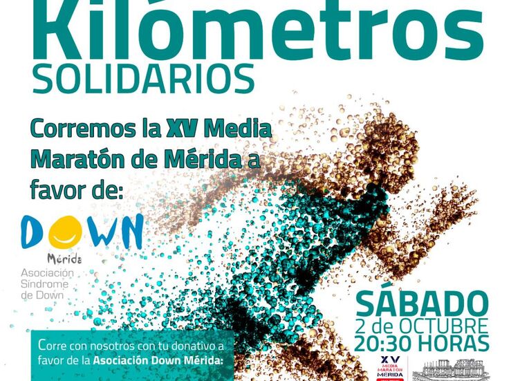 Down Mrida presente en la Media Maratn gracias a la iniciativa Kilmetros Solidarios