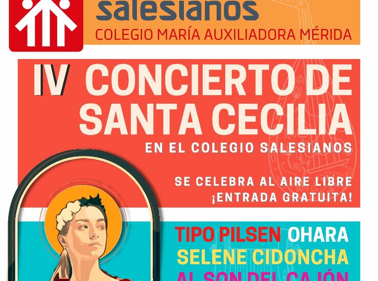 El Colegio Salesianos de Mrida celebrar este sbado el IV Concierto de Santa Cecilia