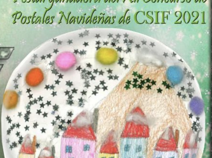 CSIF falla premios XII concurso escolar de postales navideas entre ms de 1000 trabajos