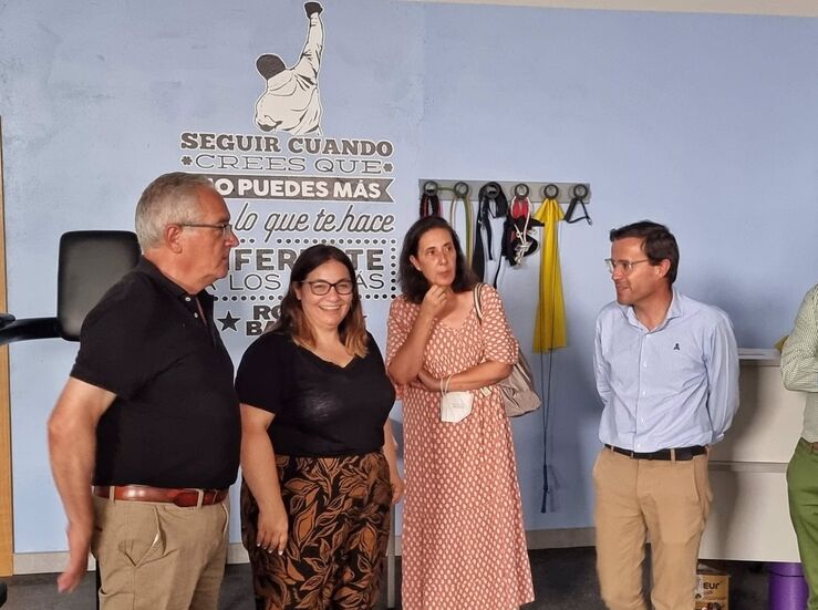 Miguel Angel Gallardo visita Esparragosa de la Serena