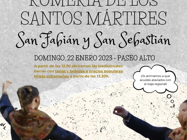 Cceres celebrar el domingo la Romera de los Santos Mrtires San Fabin y San Sebastin