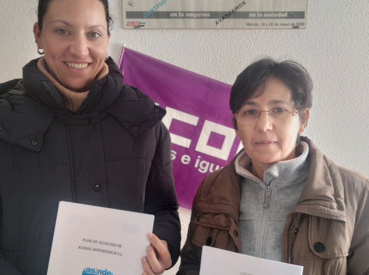 Asinde Dependencia negocia y firma con CCOO su primer Plan de Igualdad