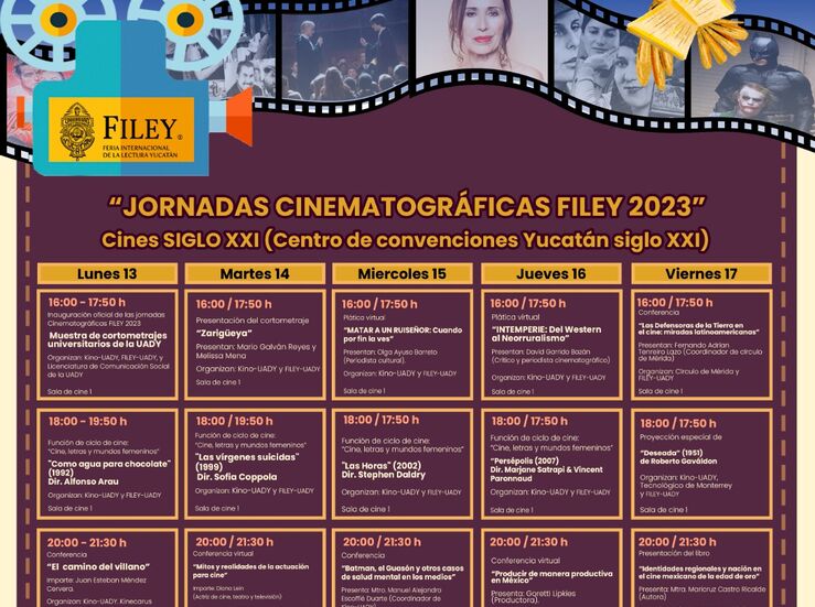 El Festival de Cine Indito de Mrida asiste a la Feria del Libro de la Mrida de Mxico