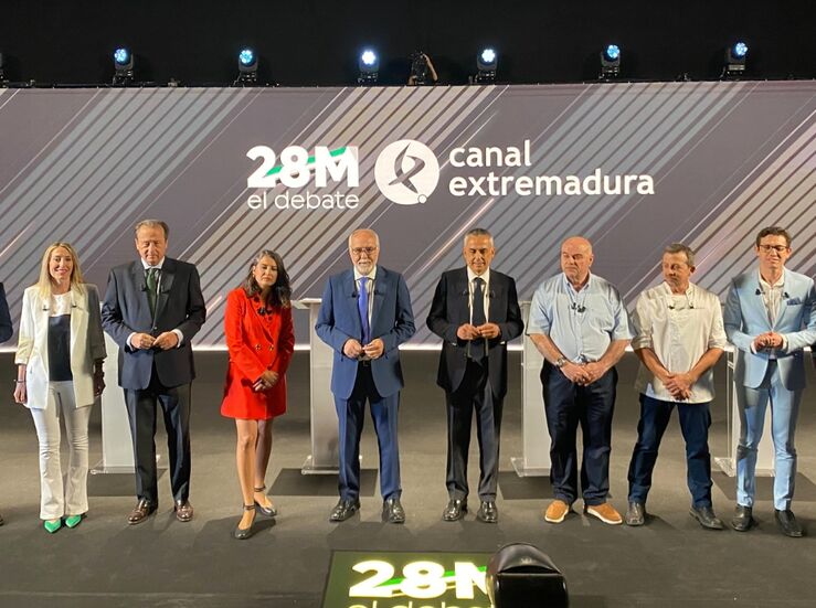 Debate electoral de Canal Extremadura firma 86 de cuota y fue lder desde las 2330h