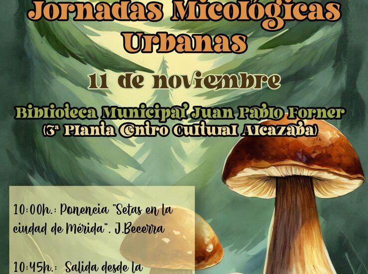 La Biblioteca Municipal de Mrida organiza una jornada micolgica el prximo da 11