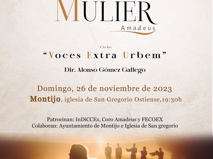 Mulier Amadeus estrenar Cinco piezas extremeas el 26 de noviembre en Montijo