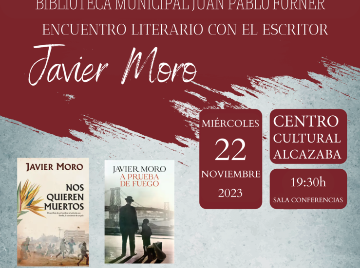 La Biblioteca Municipal de Mrida organiza un encuentro con el escritor Javier Moro
