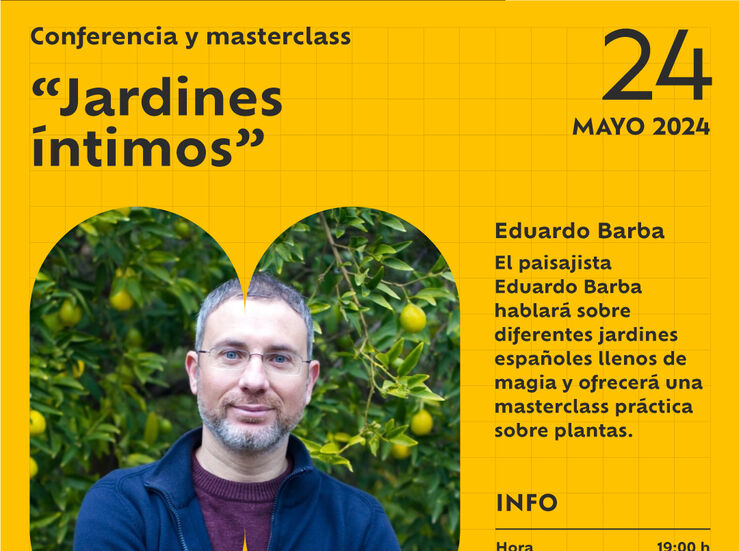 Eduardo Barba ofrecer en Mrida una conferencia y una masterclass sobre jardines 