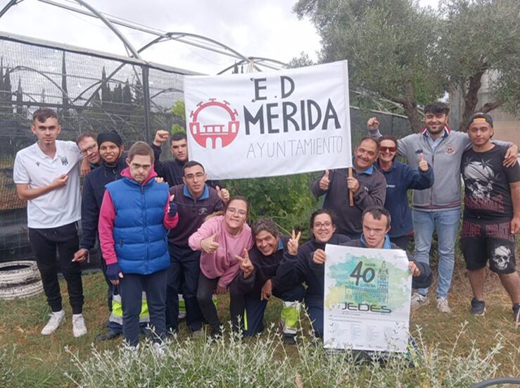 Usuarios del Centro Ocupacional Proserpina de Mrida participan en Convivencia Final Jedes