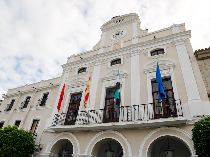 Los partidos polticos del Ayuntamiento de Mrida rechazan unas pintadas contra Vox 