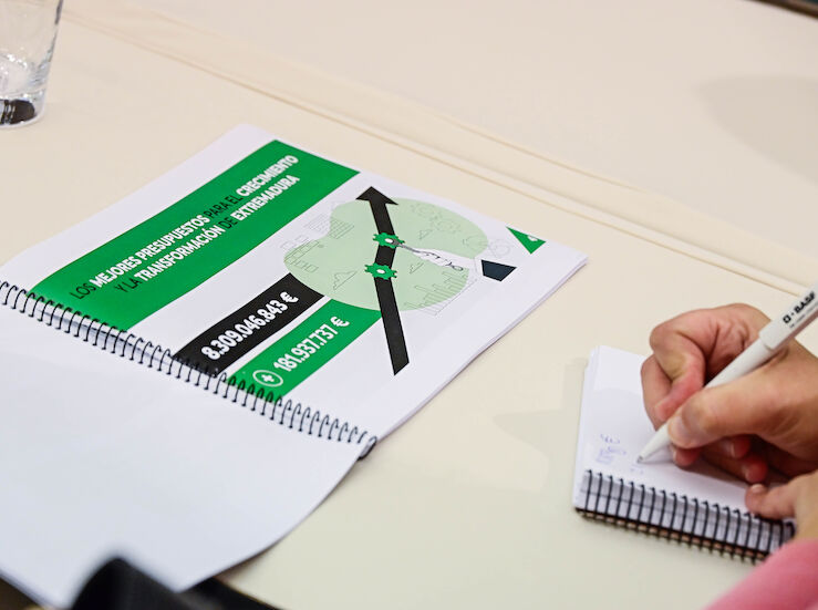 Junta ya elabora PGEx 2026 con la idea de no dar ni un paso atrs en su poltica fiscal 