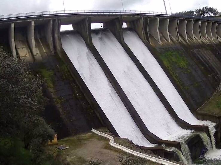 La reserva del Tajo est al 562 de su capacidad y la del Guadiana al 576