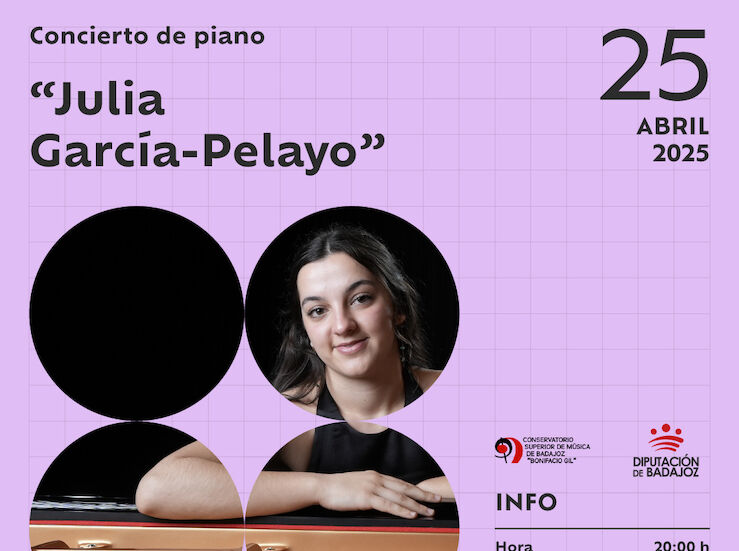 Julia GarcaPelayo ofrecer este viernes en Mrida un concierto de piano 