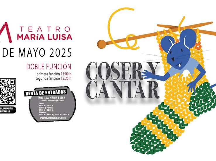 Coser y Cantar llega el domingo 11 de mayo al Teatro Mara Luisa de Mrida